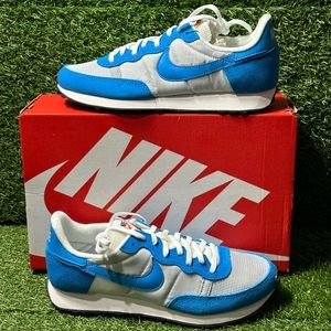 NIKE CHALLENGER OG SIZE 9.5 MEN’S COLOR PURE PLATINUM/LASER BLUE-SAIL , NEW